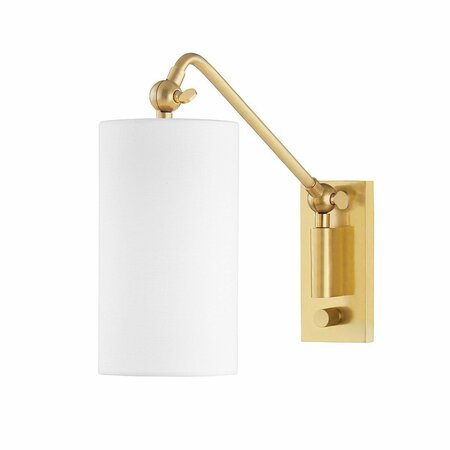 HUDSON VALLEY 1 Light Wall sconce 9301-AGB